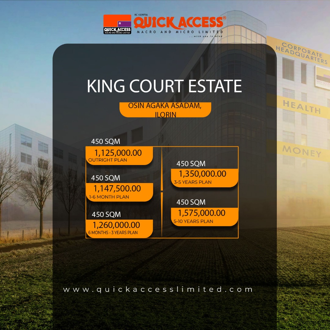KINGS COURT PLOT 75 (725.12 SQM) OUTRIGHT